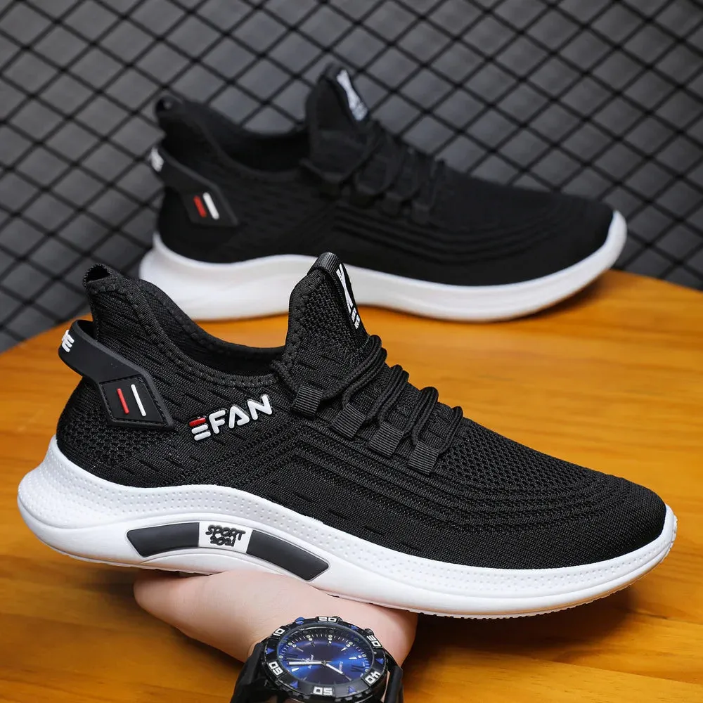 2024 Shoes for Men Casual Slip on Fashion Sneakers Breathable Running Shoes Outdoor Walking Training Tennis Shoes