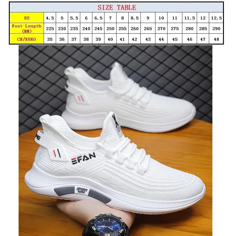 2024 Shoes for Men Casual Slip on Fashion Sneakers Breathable Running Shoes Outdoor Walking Training Tennis Shoes