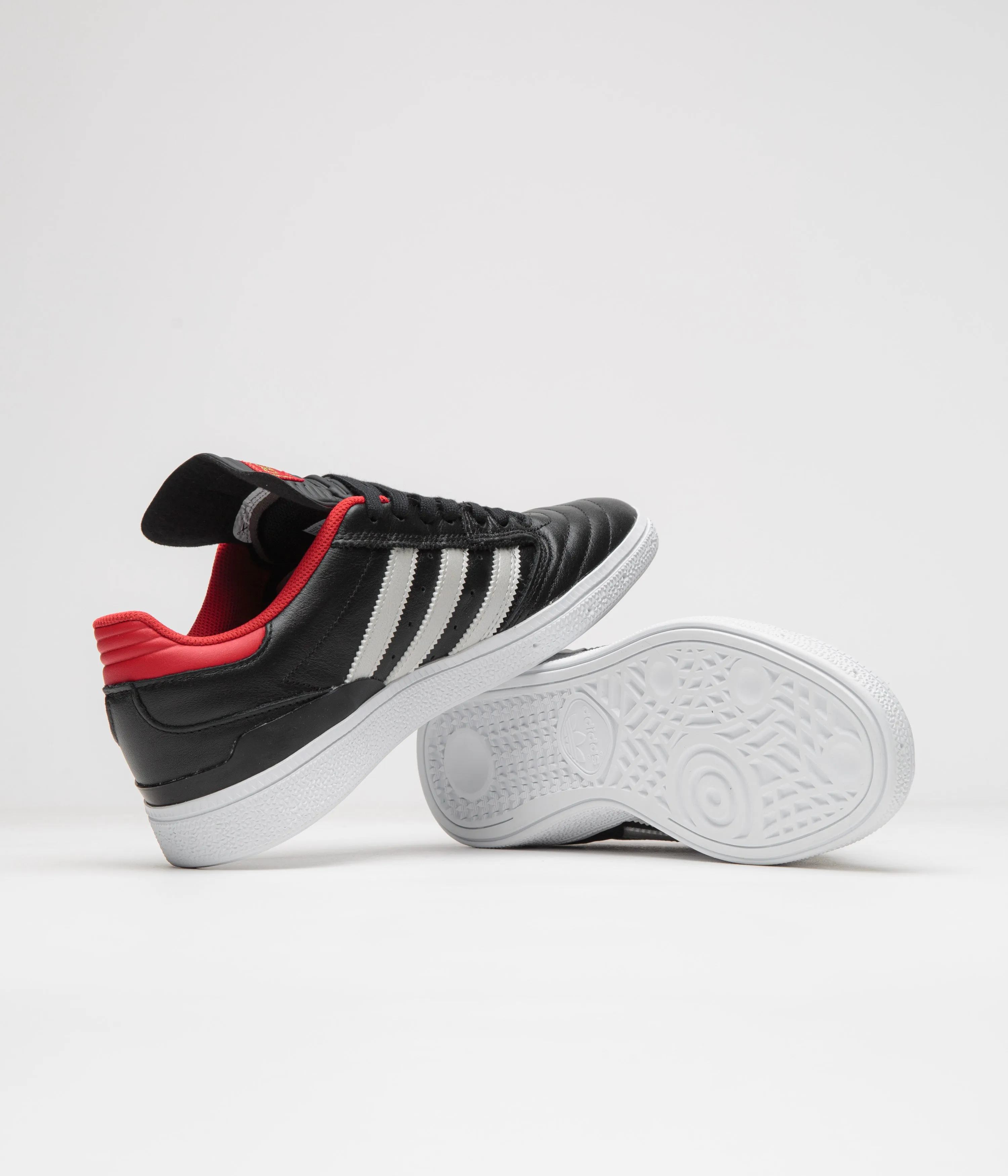 Adidas Busenitz Shoes - Core Black / Zero Metallic / Better Scarlet