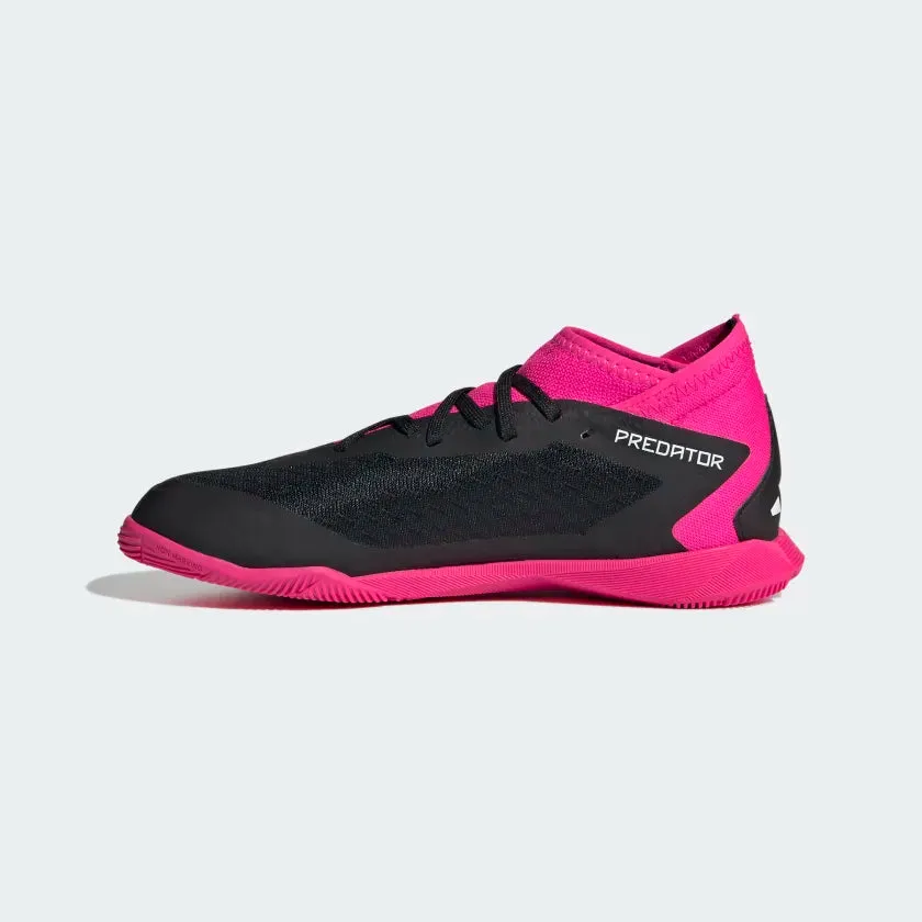 ADIDAS JR PREDATOR ACCURACY.3 IC- Core Black / Cloud White / Team Shock Pink 2