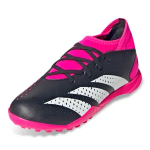 adidas Jr. Predator Accuracy.3 Turf Soccer Shoes (Black/Team Shock Pink)