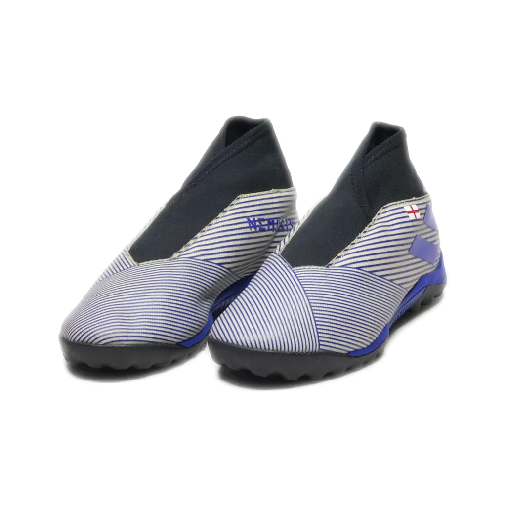 Adidas Nemeziz 19.3 Ll Tf Soccer Sport Shoes Leather Blue Colour For Women