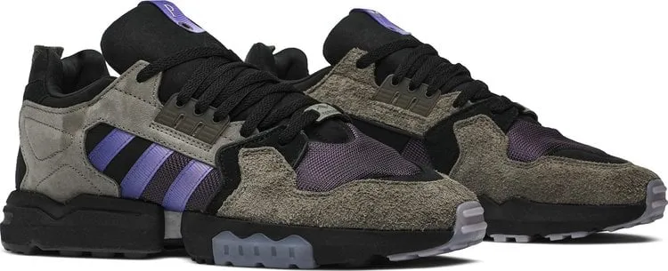 Adidas Packer x Consortium ZX Torsion 'Mega Violet' sneakers, brown