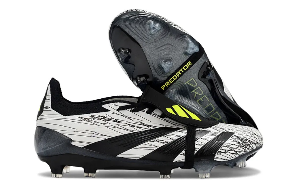 Adidas Predator Elite Shoes - Gray | Green | Black - FREE SHIPPING WORLDWIDE