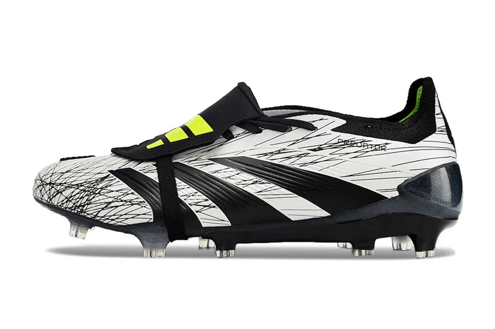 Adidas Predator Elite Shoes - Gray | Green | Black - FREE SHIPPING WORLDWIDE