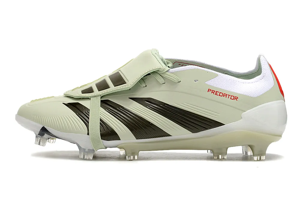 Adidas Predator Elite Shoes - Off White | Red | Black - FREE SHIPPING WORLDWIDE