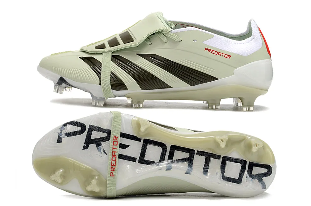 Adidas Predator Elite Shoes - Off White | Red | Black - FREE SHIPPING WORLDWIDE