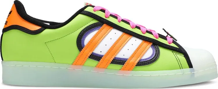 Adidas The Simpsons x Superstar 'Squishee' sneakers, green