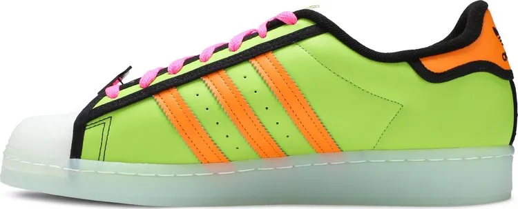 Adidas The Simpsons x Superstar 'Squishee' sneakers, green