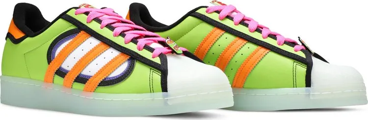 Adidas The Simpsons x Superstar 'Squishee' sneakers, green