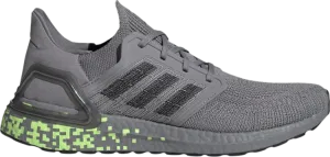 Adidas UltraBoost 20 'Grey Digital' sneakers, gray