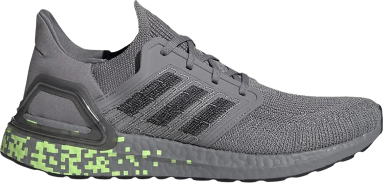 Adidas UltraBoost 20 'Grey Digital' sneakers, gray