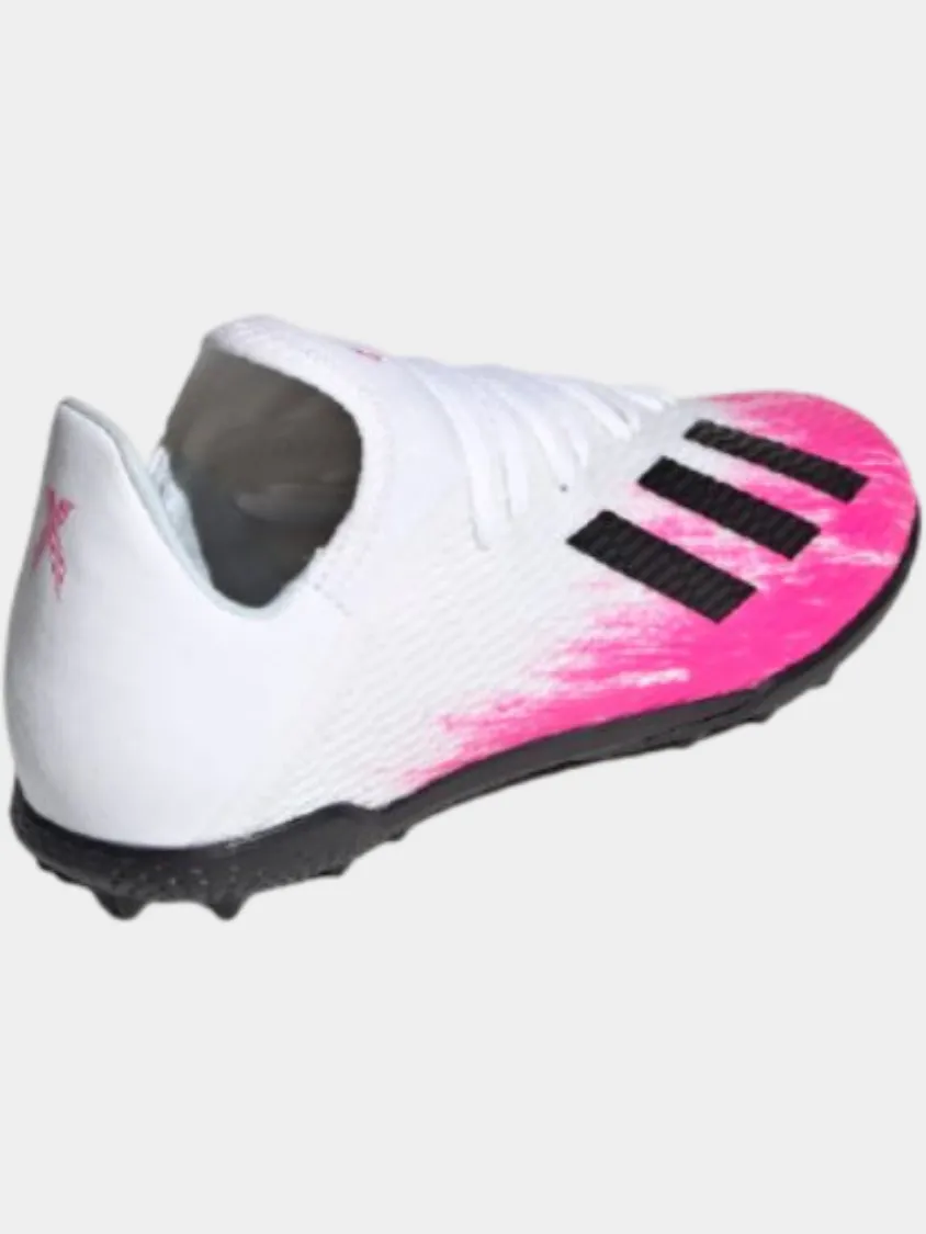 Adidas X 19.3 Turf Ps/Gs-Boys Turf Shoes White/Black/Pink