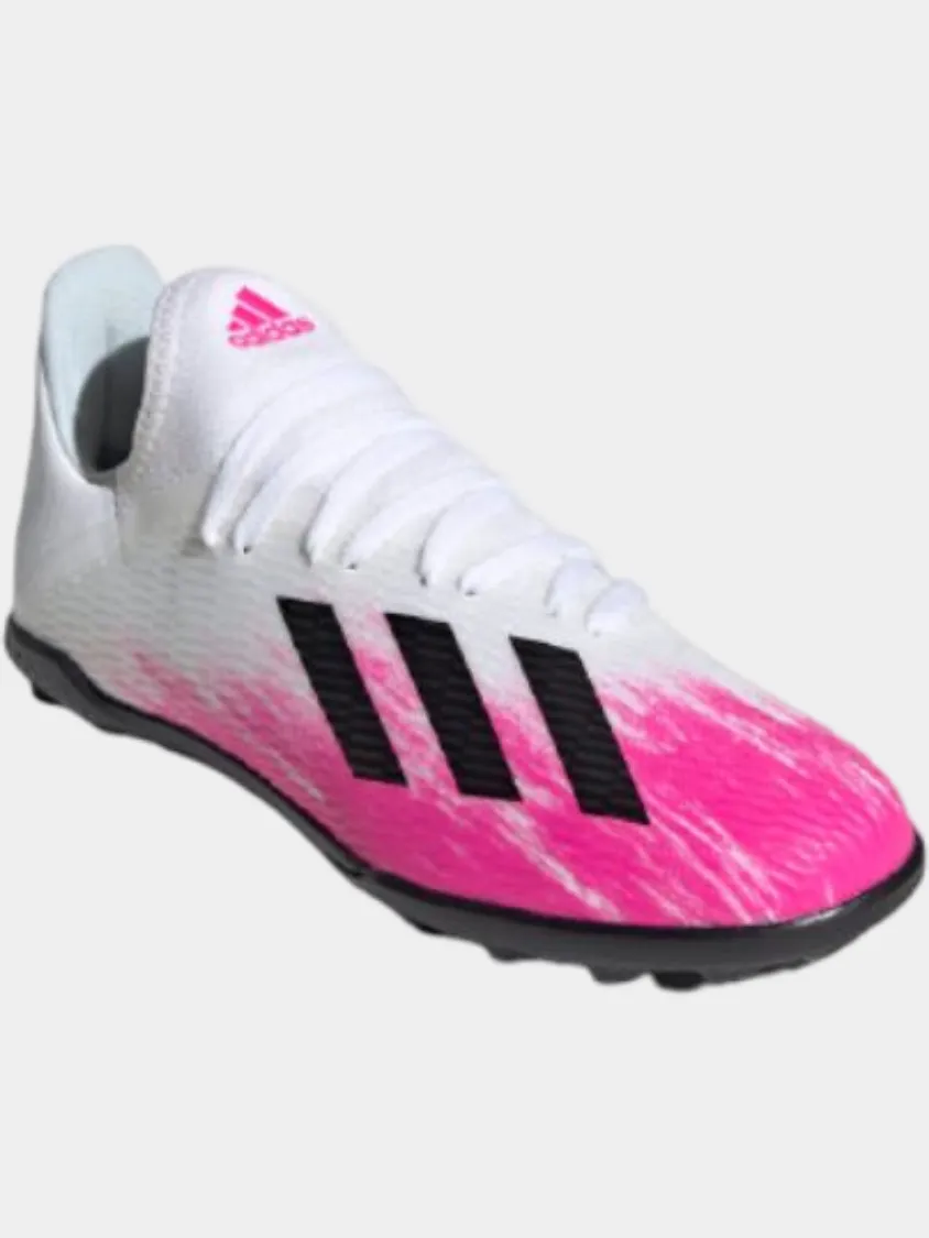 Adidas X 19.3 Turf Ps/Gs-Boys Turf Shoes White/Black/Pink