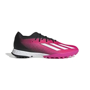 adidas X Speedportal.1 TF Artificial Turf Soccer Shoe - Pink/Metallic/Black