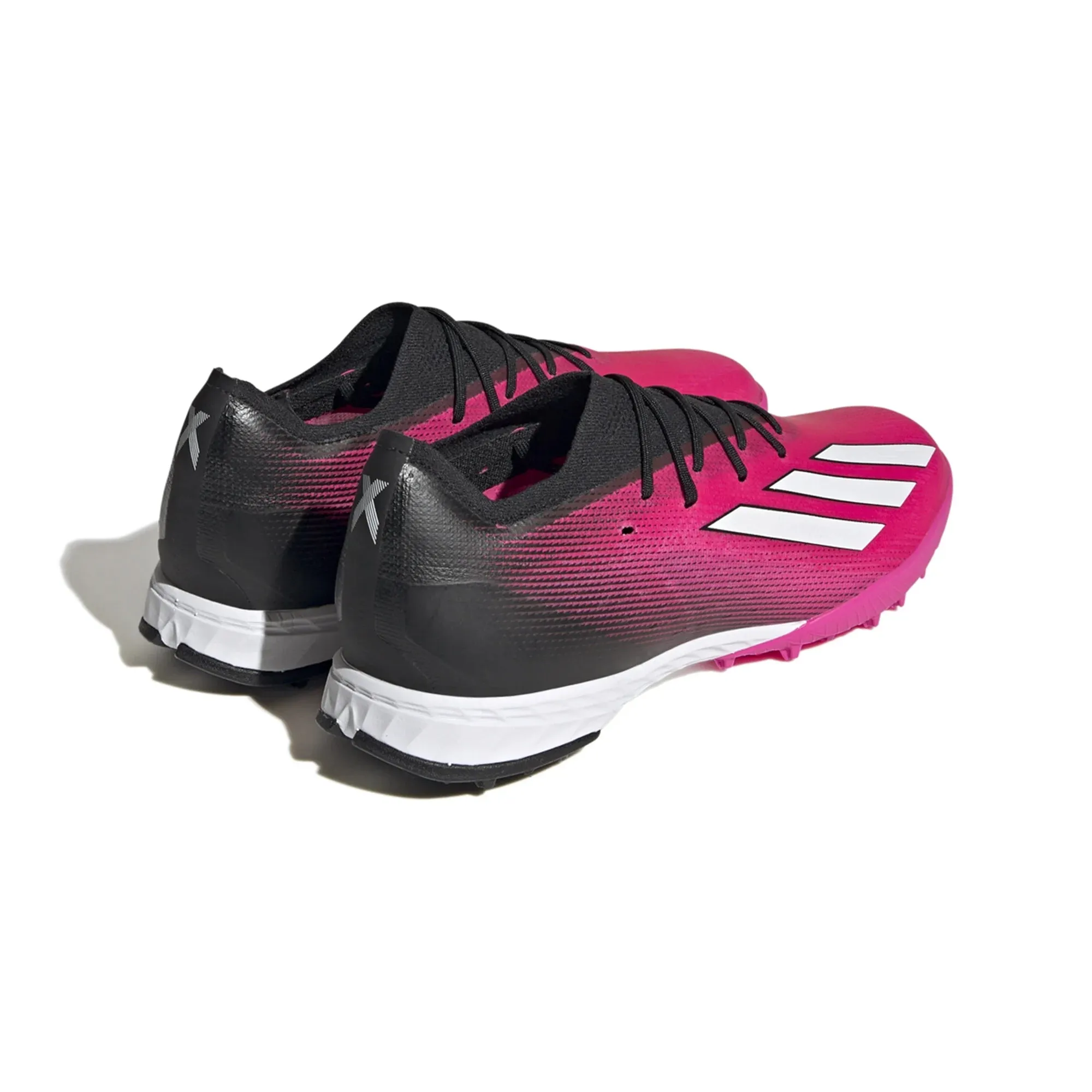 adidas X Speedportal.1 TF Artificial Turf Soccer Shoe - Pink/Metallic/Black