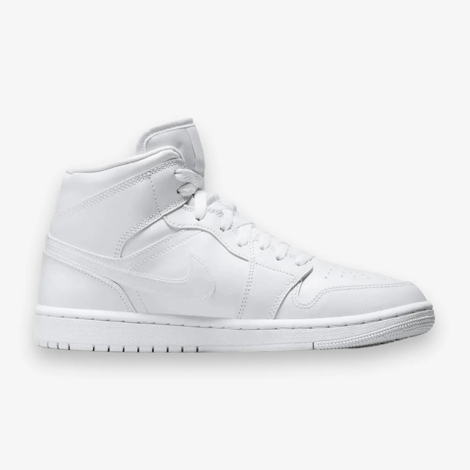 AIR JORDAN 1 MID WHITE/WHITE-WHITE 554724-136