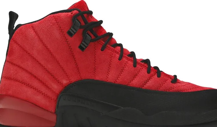 Air Jordan 12 Retro Reverse Flu Game Sneakers, Red