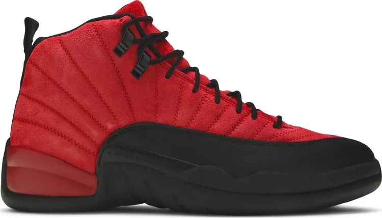 Air Jordan 12 Retro Reverse Flu Game Sneakers, Red