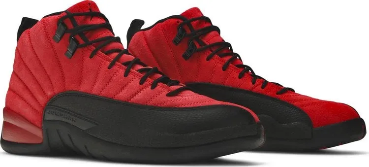 Air Jordan 12 Retro Reverse Flu Game Sneakers, Red