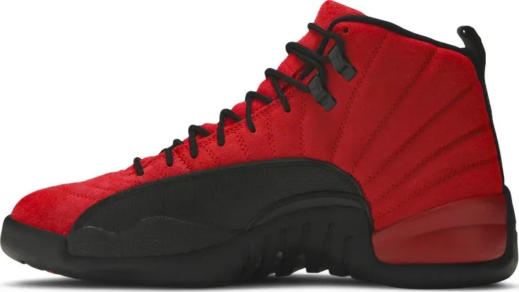 Air Jordan 12 Retro Reverse Flu Game Sneakers, Red