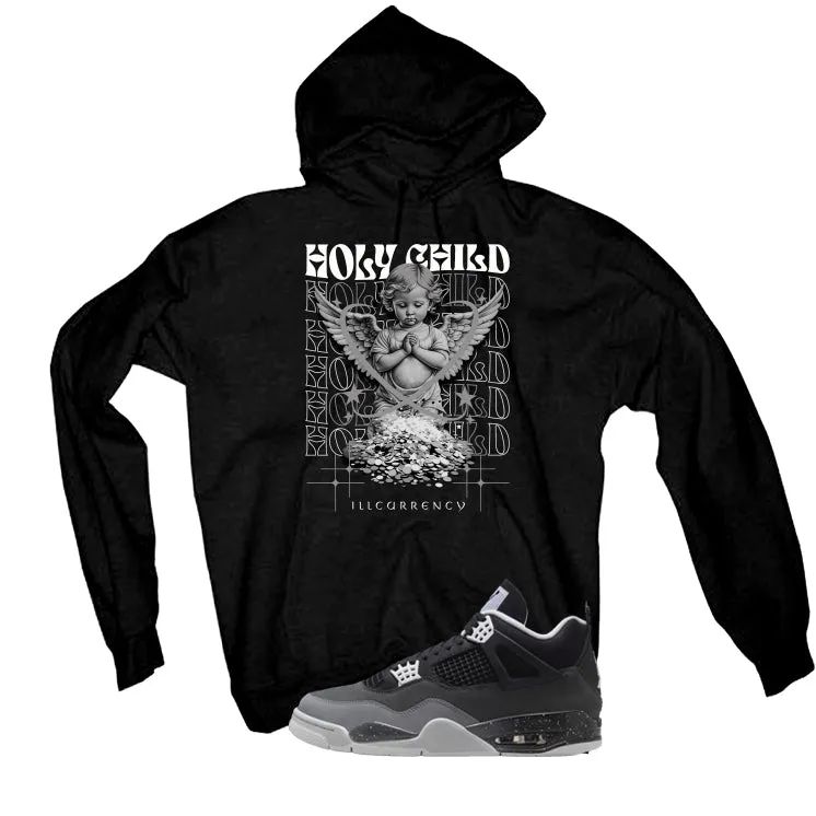 Air Jordan 4 Fear Pack Black T-Shirt (Holy Child)| illcurrency