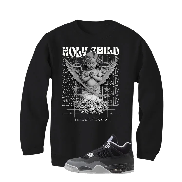 Air Jordan 4 Fear Pack Black T-Shirt (Holy Child)| illcurrency