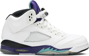 Air Jordan 5 Retro GS Grape 2013 sneakers, white