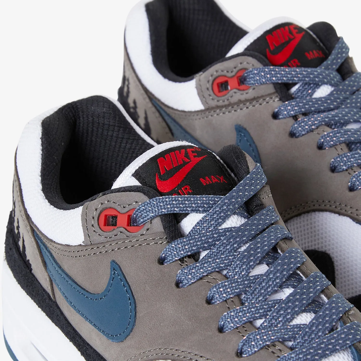 Air Max 1 PRM White | Slate Blue | Black | Soft Grey