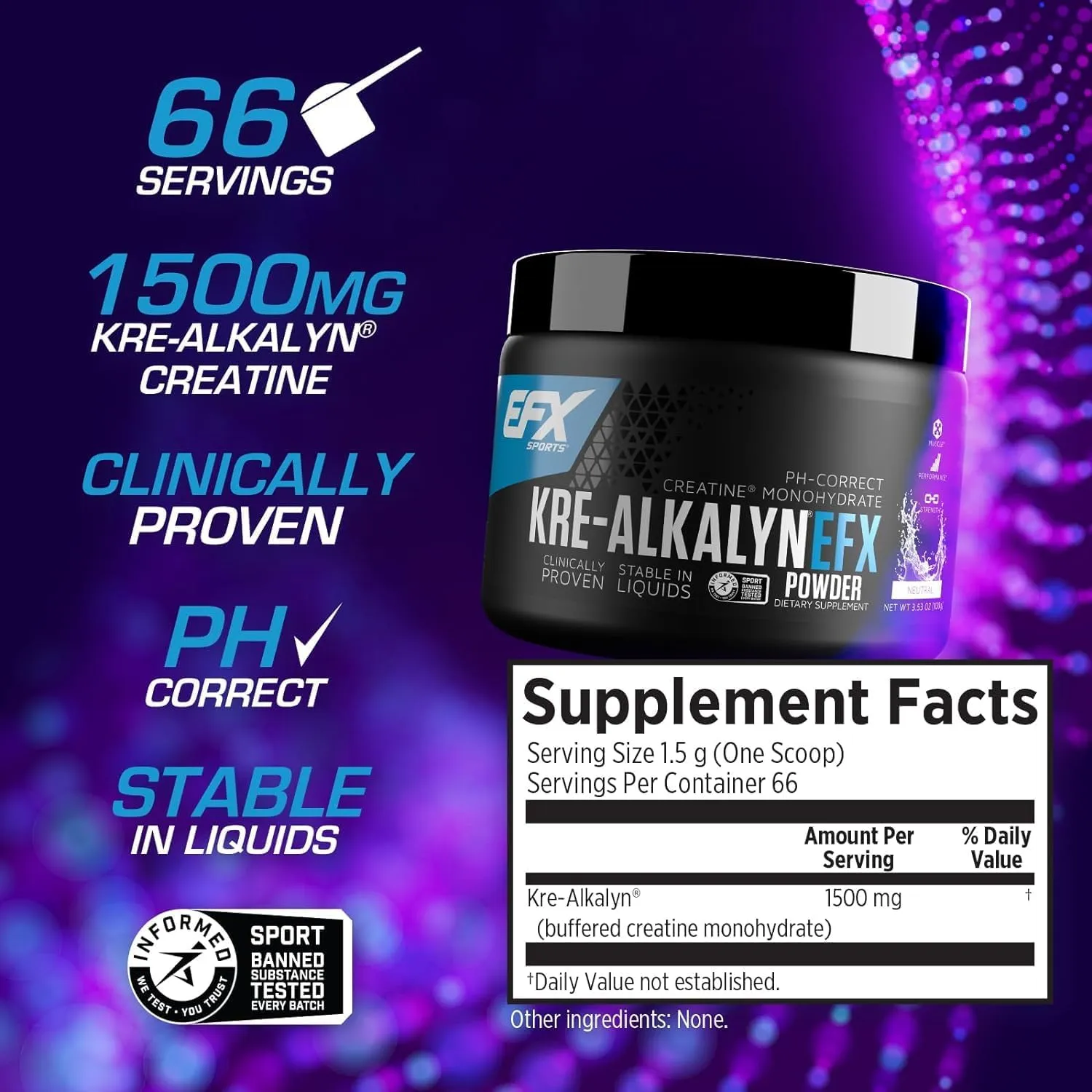 All American EFX Kre-Alkalyn EFX Powder 100-110g