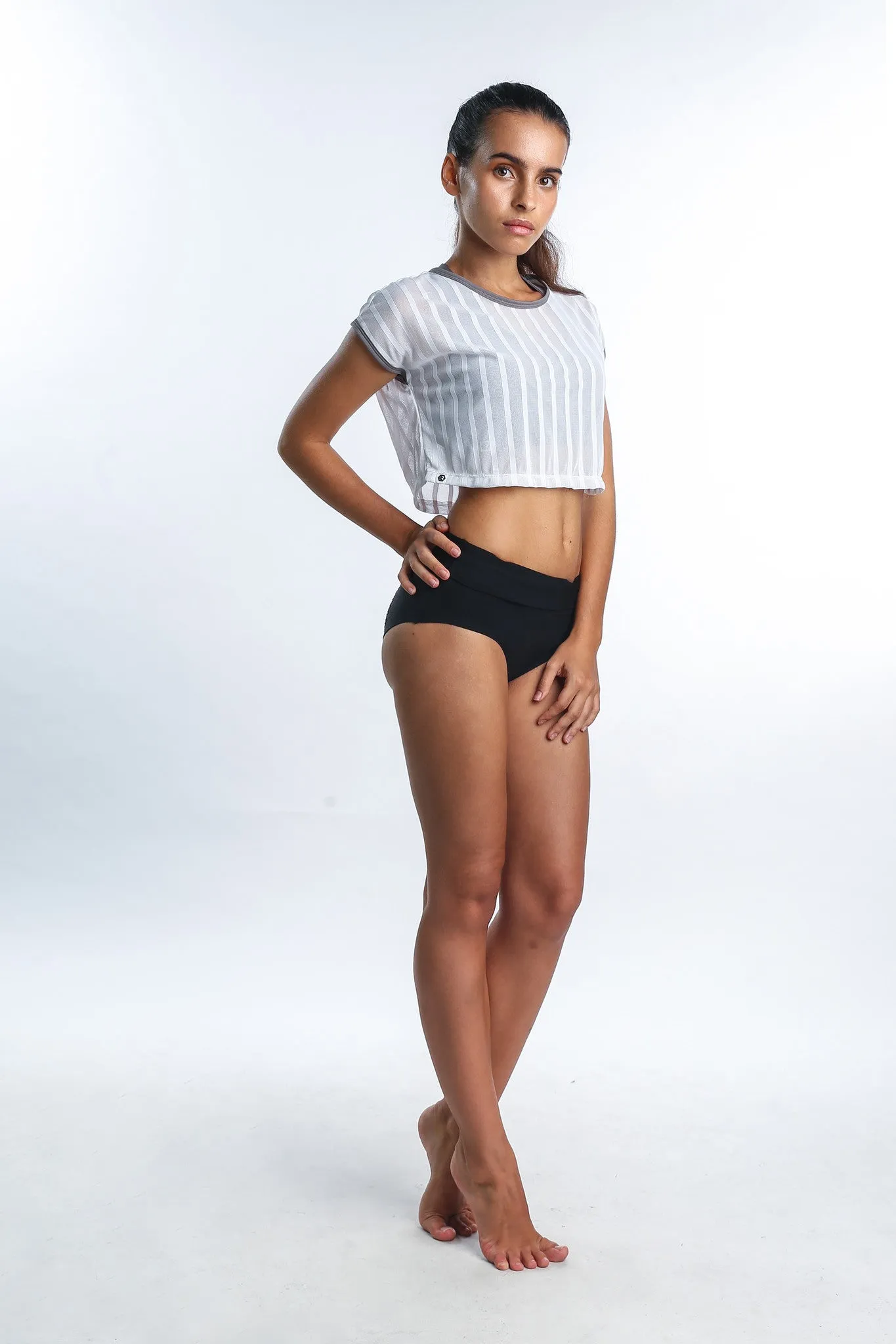 Alta Soccer Crop in White