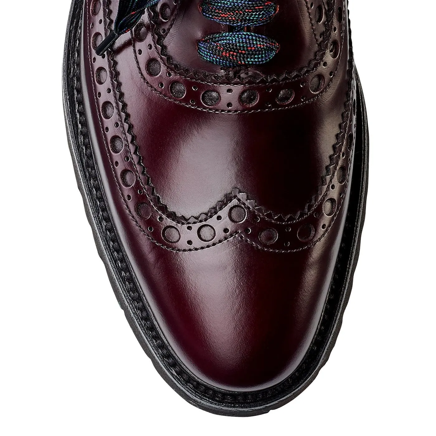 Amy Burgundy Cavalry Calf