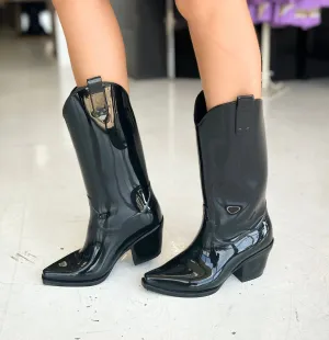 Annie Black Rain Boot