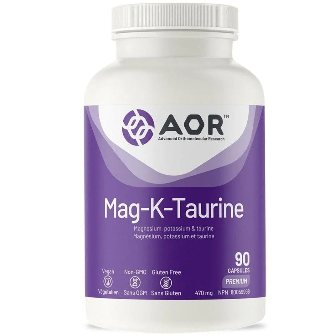 AOR Mag-K-Taurine 470 mg 90 Caps