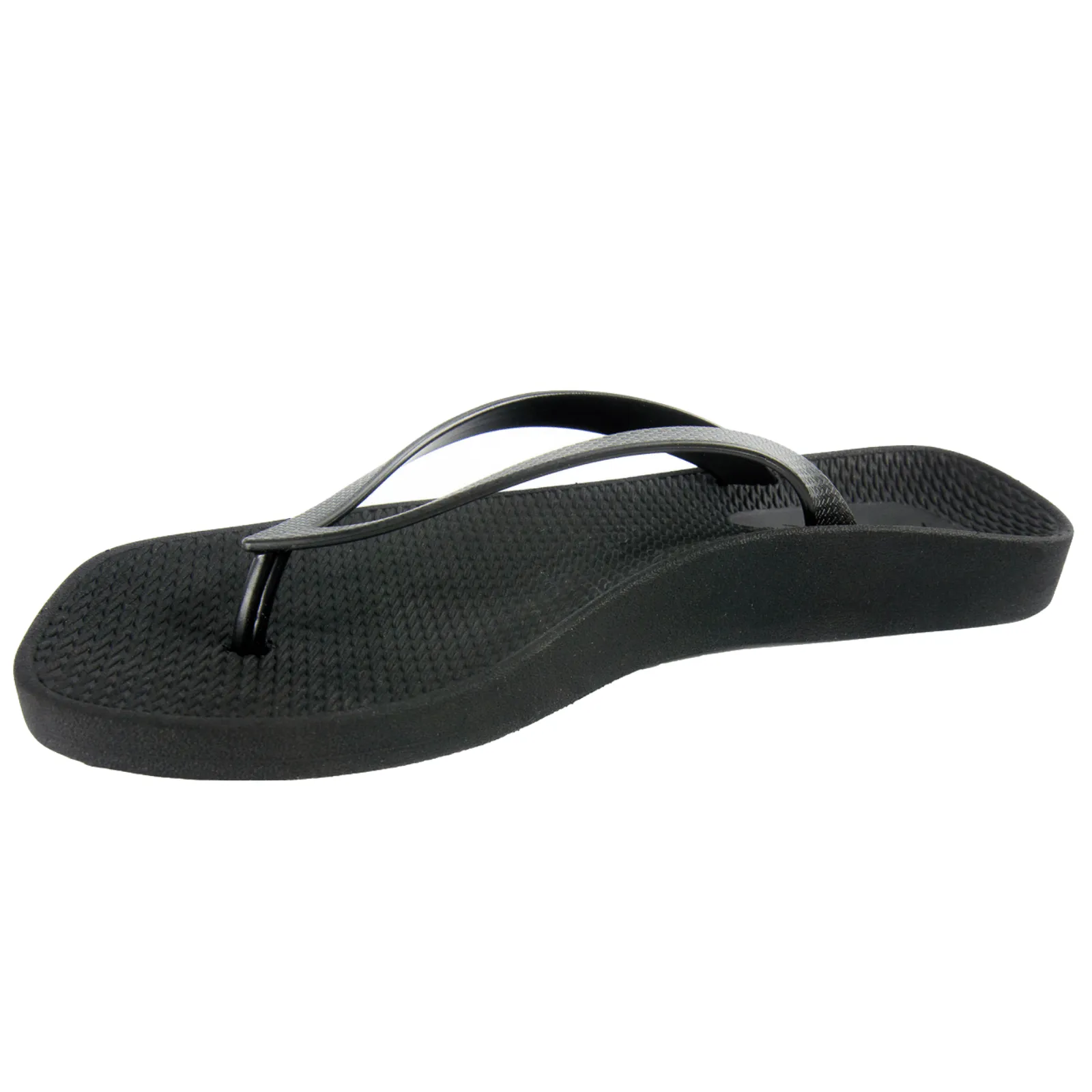 ARCHLINE Breeze Arch Support Orthotic Thongs Flip Flops Arch Support - Black