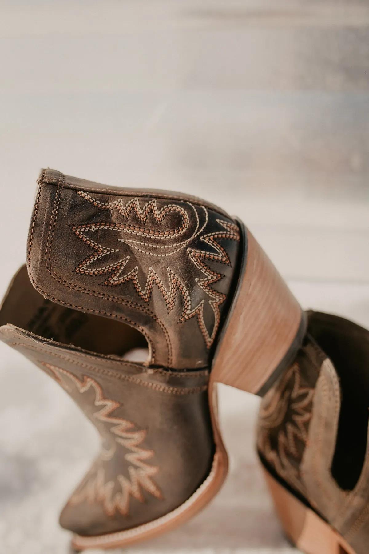 Ariat Dixon Ankle Bootie - Weathered Brown (1 Size 6.5 Only)