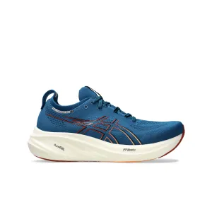 ASICS | Men's Gel-Nimbus 26 Running Shoes - Rich Navy/Faded Orange