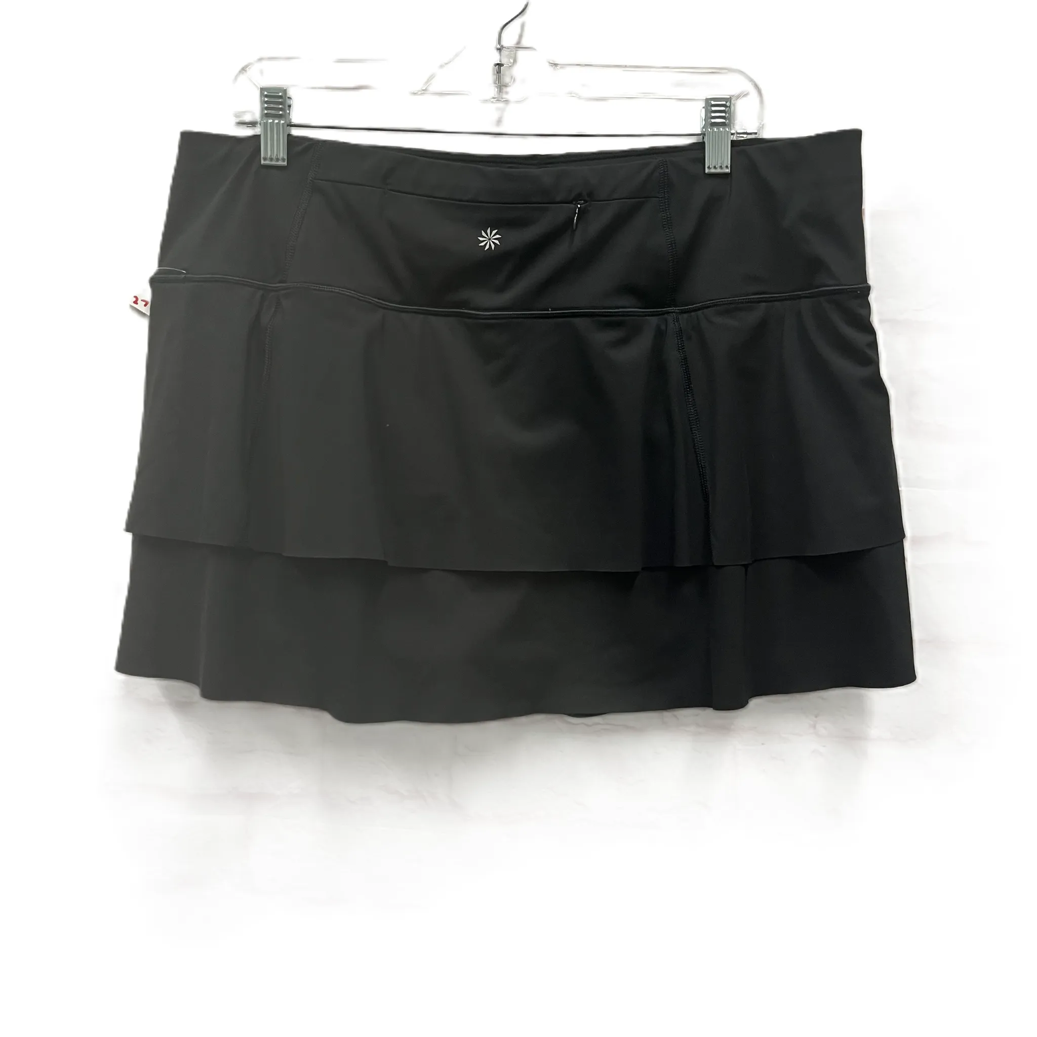 Athletic Skort By Athleta In Black, Size: Xl