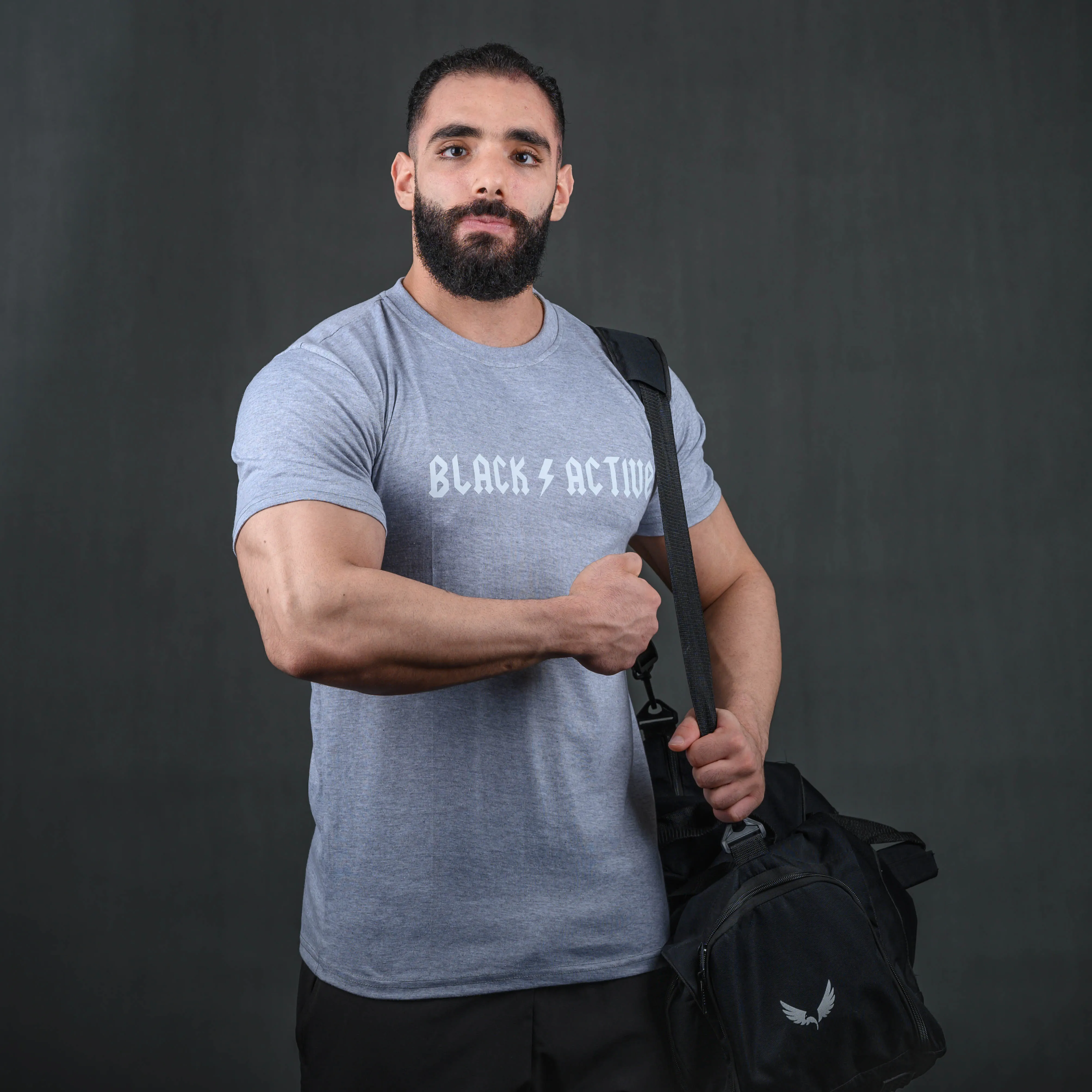 ATHLETIC T-SHIRT Grey Muscle Fit