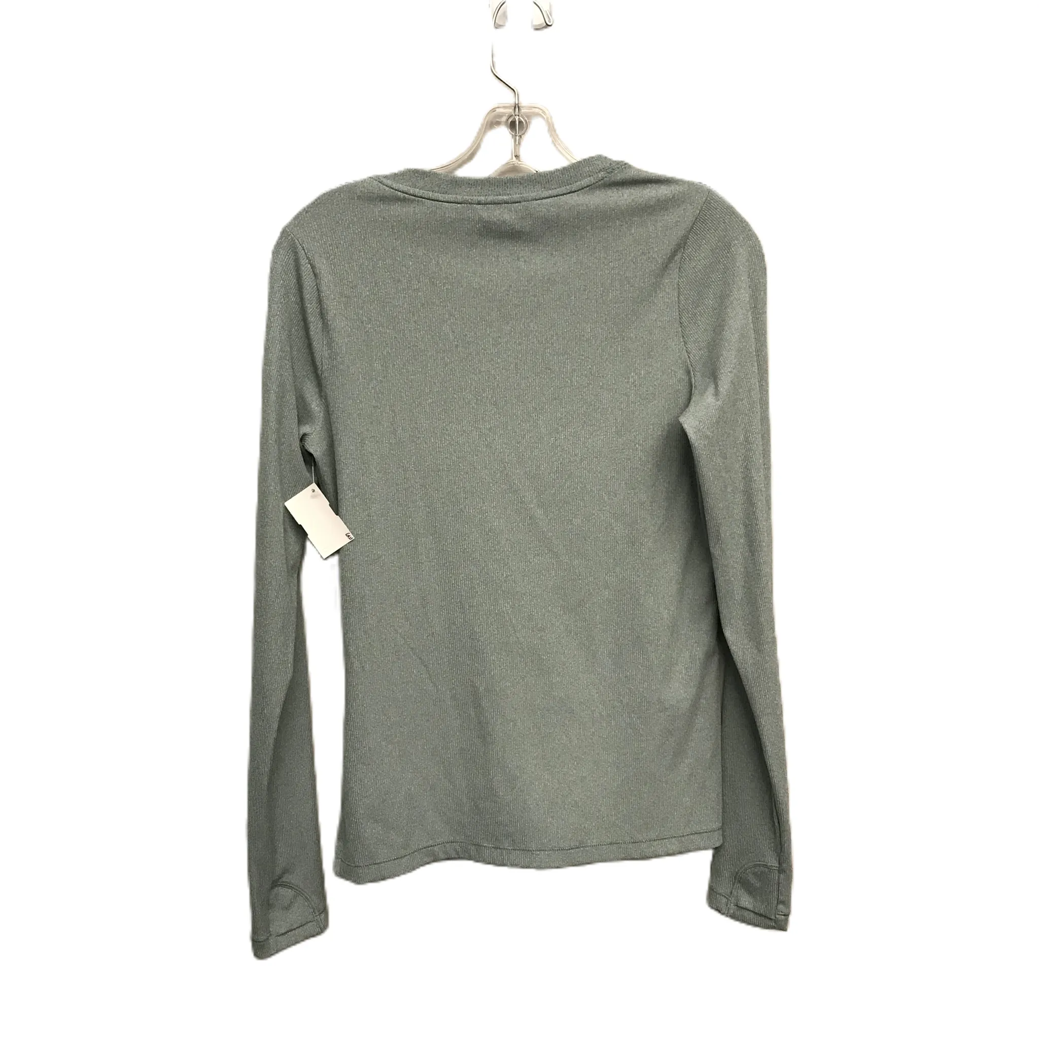 Athletic Top Long Sleeve Crewneck By Athleta In Green, Size: Petite   S