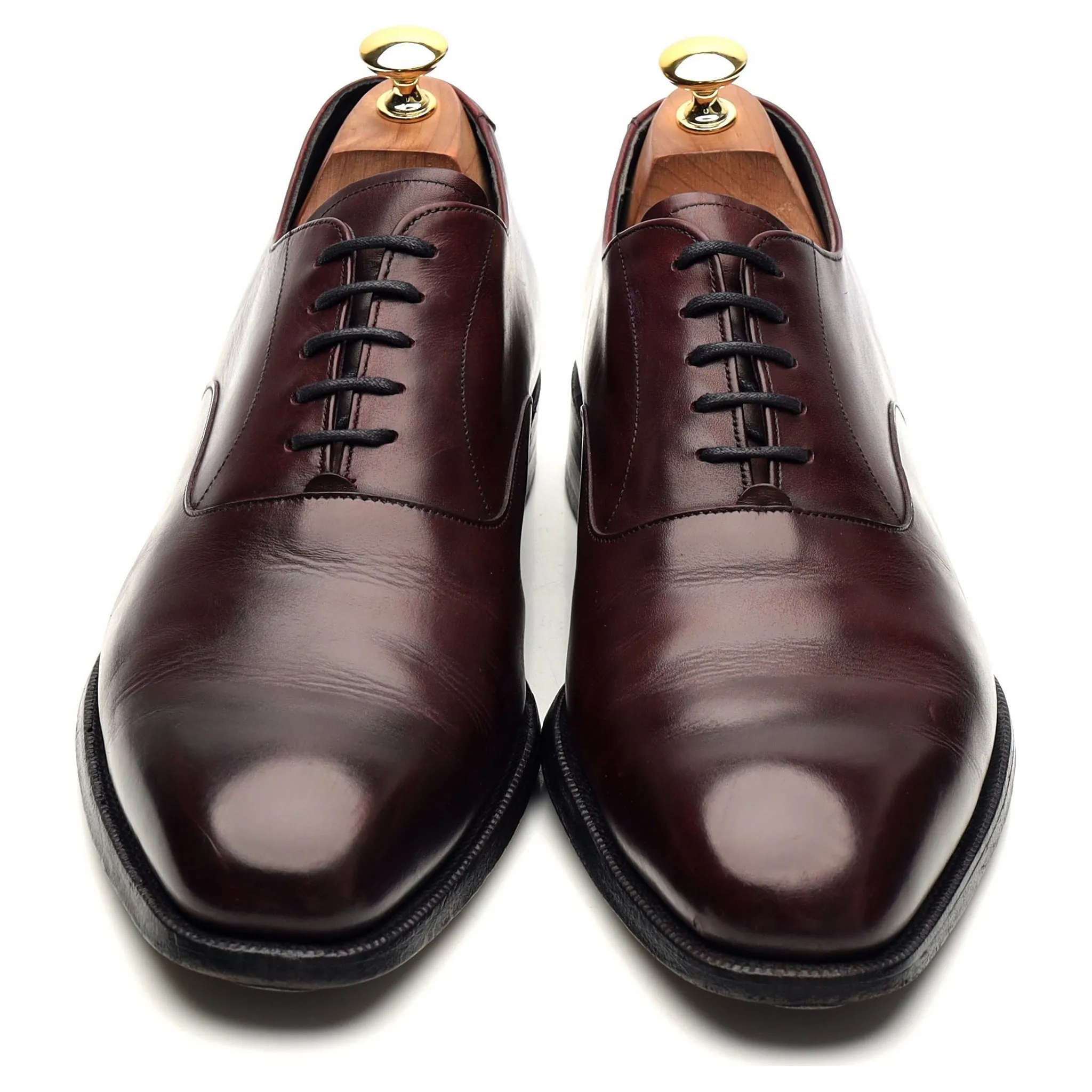 Austin Reed Burgundy Leather Oxford UK 10.5 F