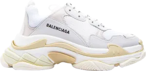 Balenciaga Triple S Sneaker White Tan 2018, white