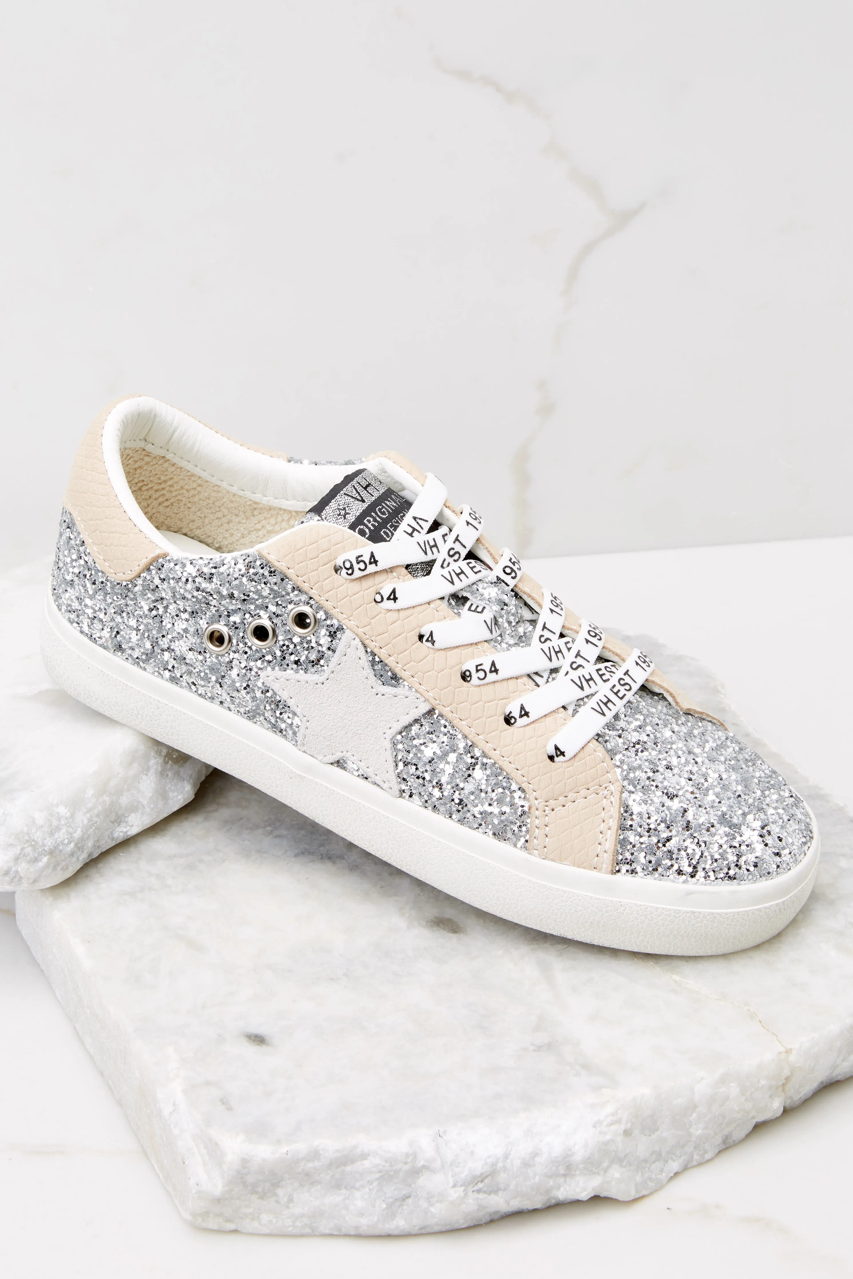 Bani 2 Silver Glitter Sneakers