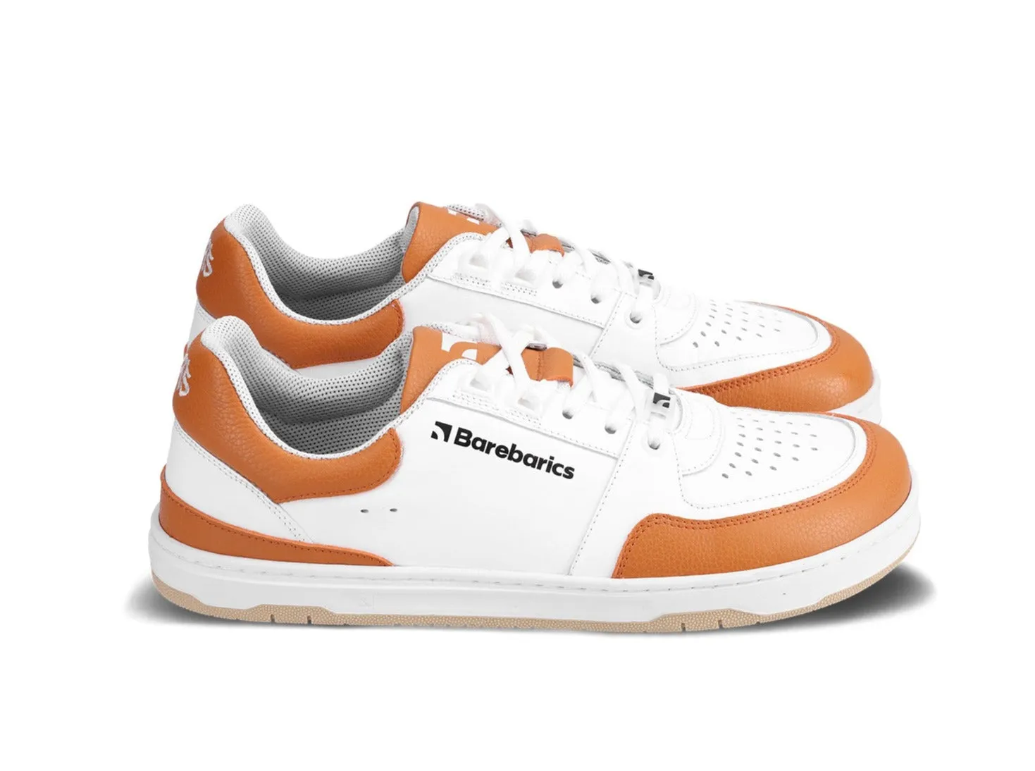 Barefoot Sneakers Barebarics Wave - White & Orange