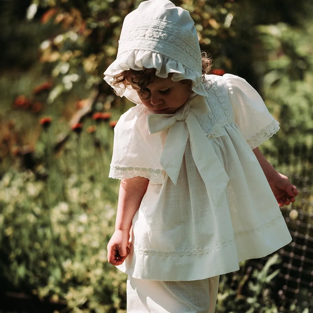 Beautiful Christening dress & bloomers ‘Thea’