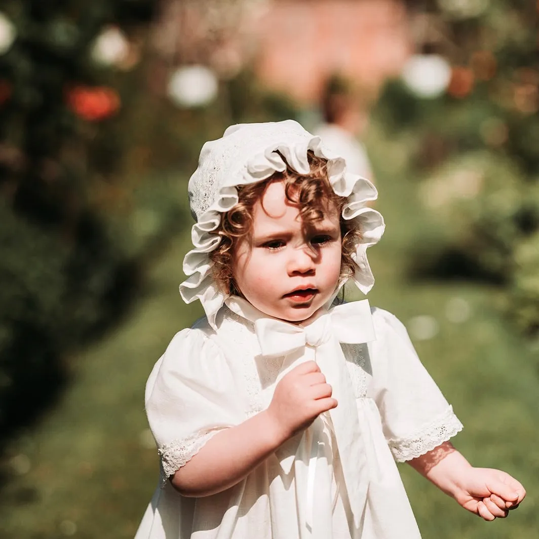 Beautiful Christening dress & bloomers ‘Thea’