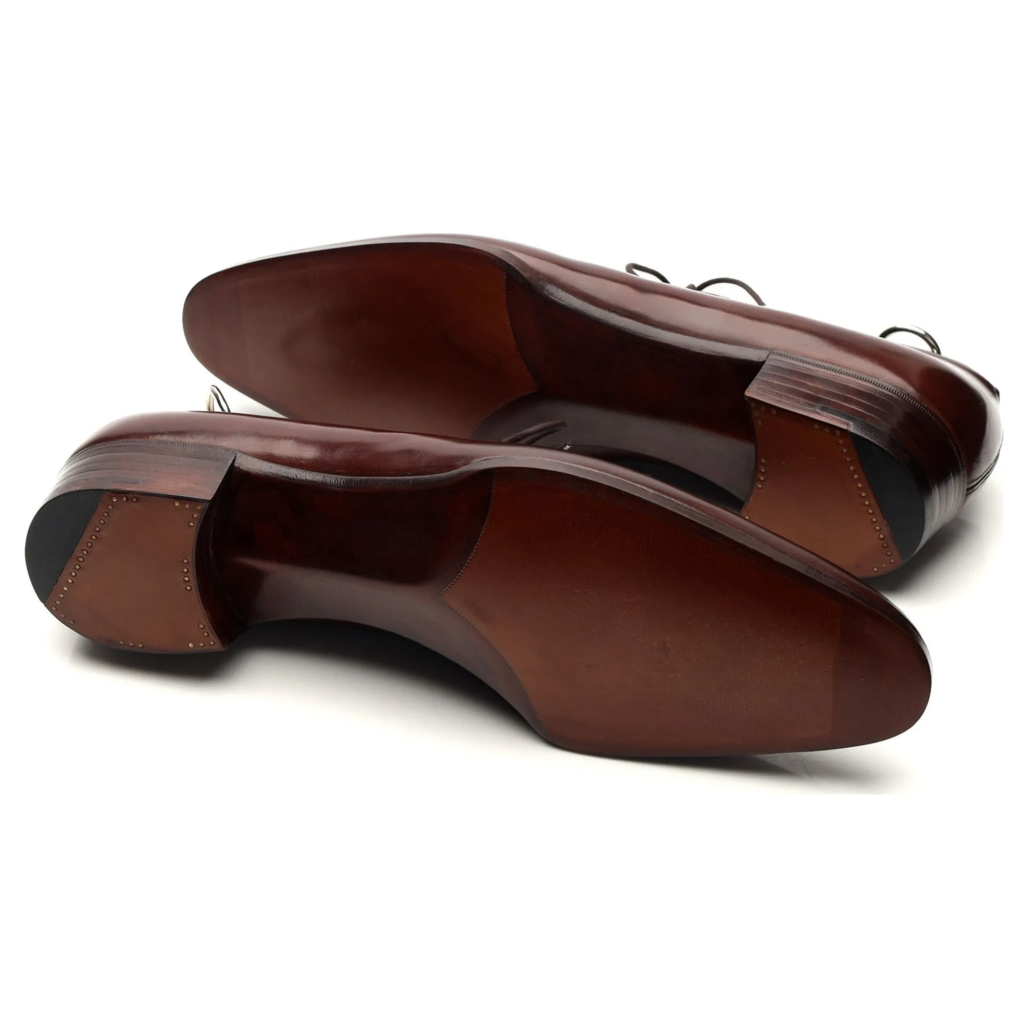 Bespoke Dark Brown Leather Derby UK 9.5 E / UK 10 D