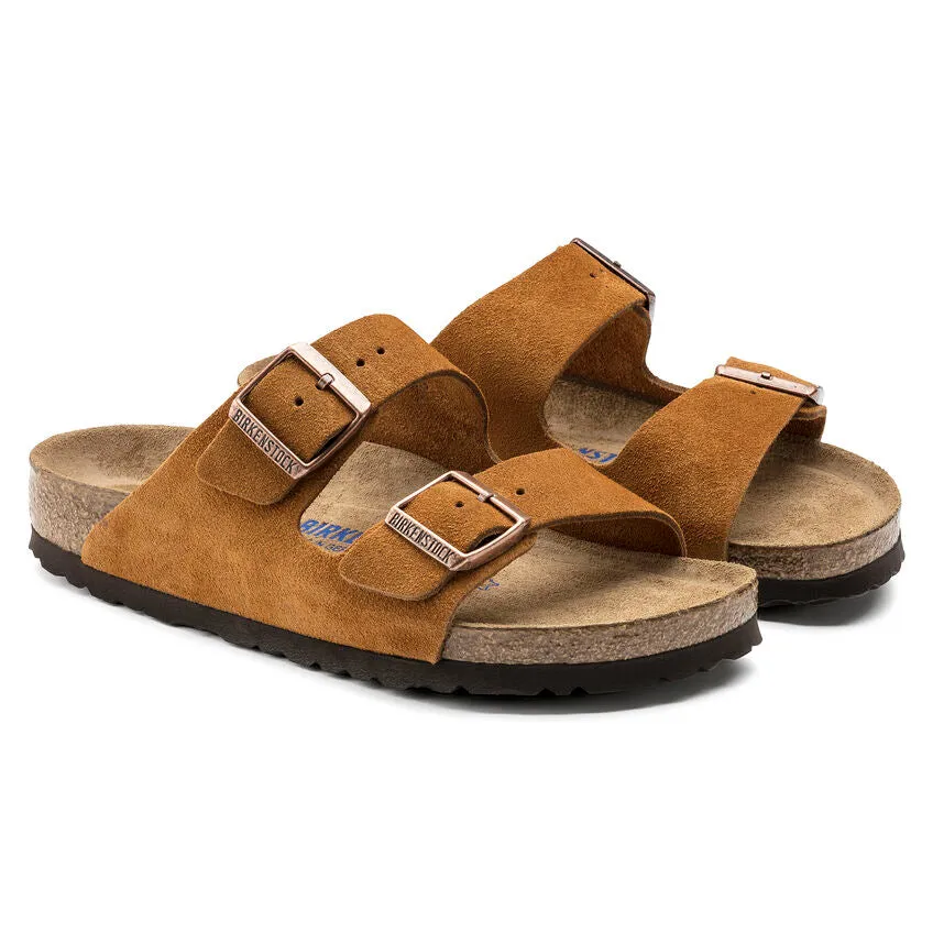 Birkenstock Men's Arizona Soft Footbed Suede Leather