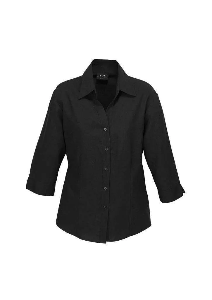 Biz Collection Women’s Plain Oasis 3/4 Sleeve Shirt Lb3600