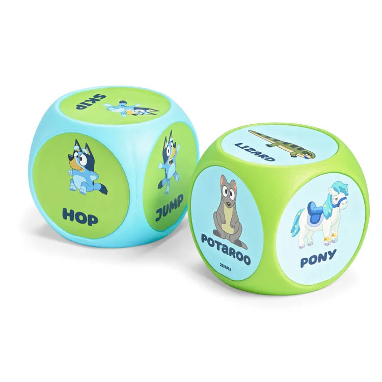 bluey wackadoo workout dice